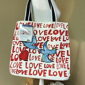 Brighton On Wings of Doves Love Tote